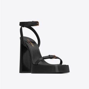 Saint Laurent Platz platform sandal size 37
